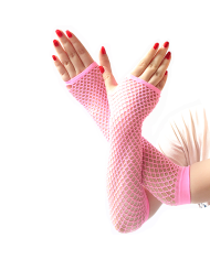 Guantes de Malla Leigh color Rosa light