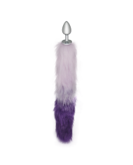 Plug Anal Purple And White Fox