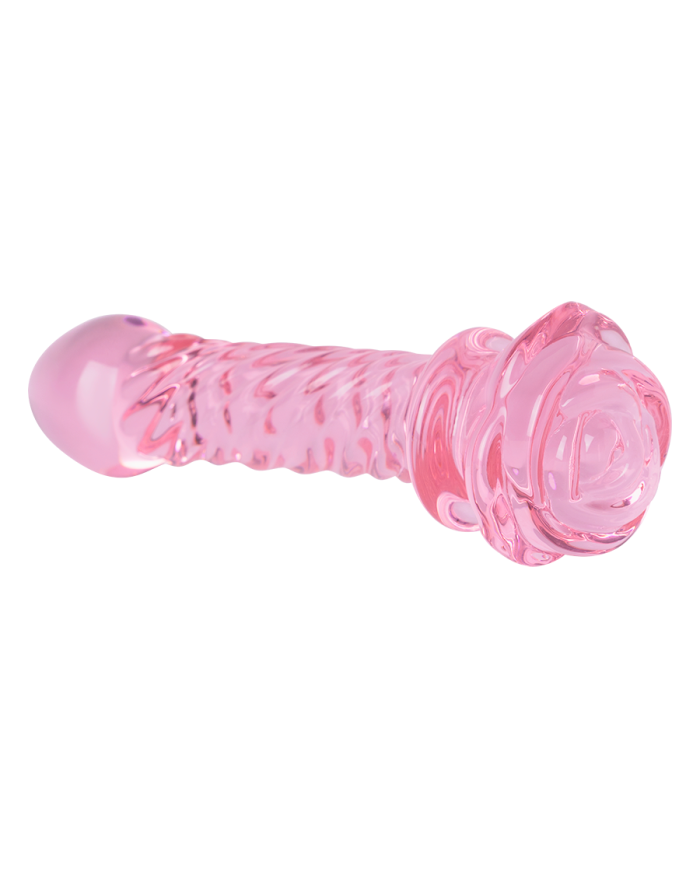 Dildo De Vidrio Rosa 3D Pink