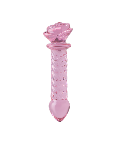 Dildo De Vidrio Rosa 3D Pink