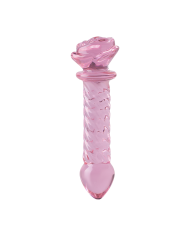 Dildo De Vidrio Rosa 3D Pink