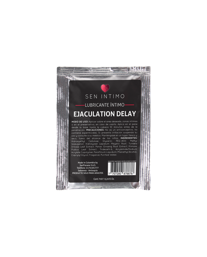 Retardante Íntimo Ejaculation Delay Sachet x 7 ml by Sen Íntimo