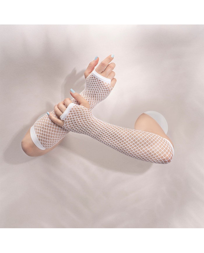 Guantes de Malla Leigh Color Blanco