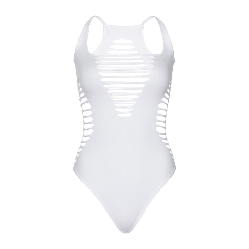 LEG AVENUE BODY TANGA RACERBACK TALLA UNICA - BLANCO