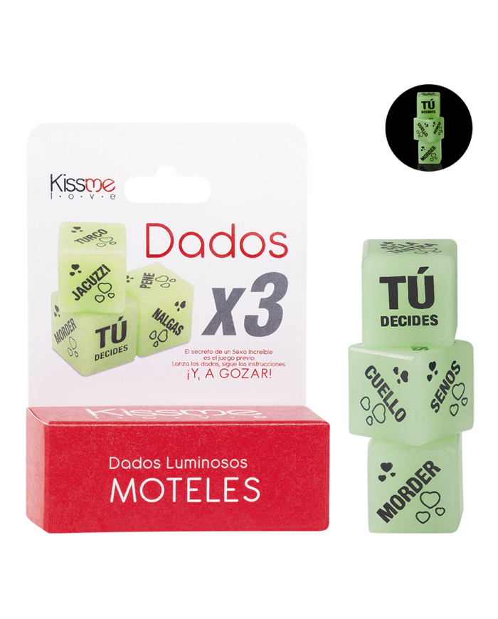 Dados Motel Luminosos X 3