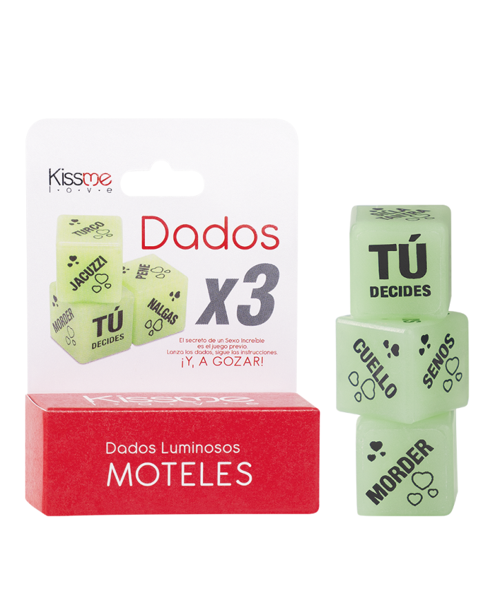 Dados Motel Luminosos X 3