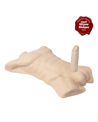 Premiun Silicone Realistic Male Torso de Dildo Intercambiable
