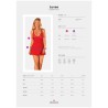 OBSESSIVE - BABYDOLL Y TANGA LUVAE ROJO S/M