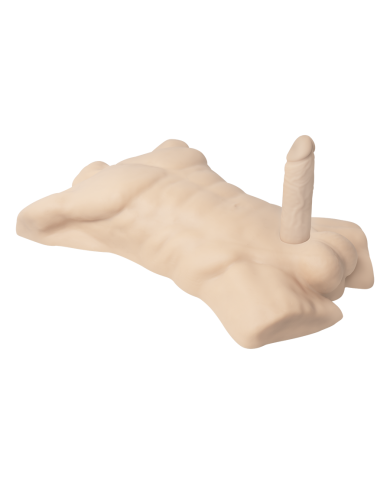 Premiun Silicone Realistic Male Torso de Dildo Intercambiable