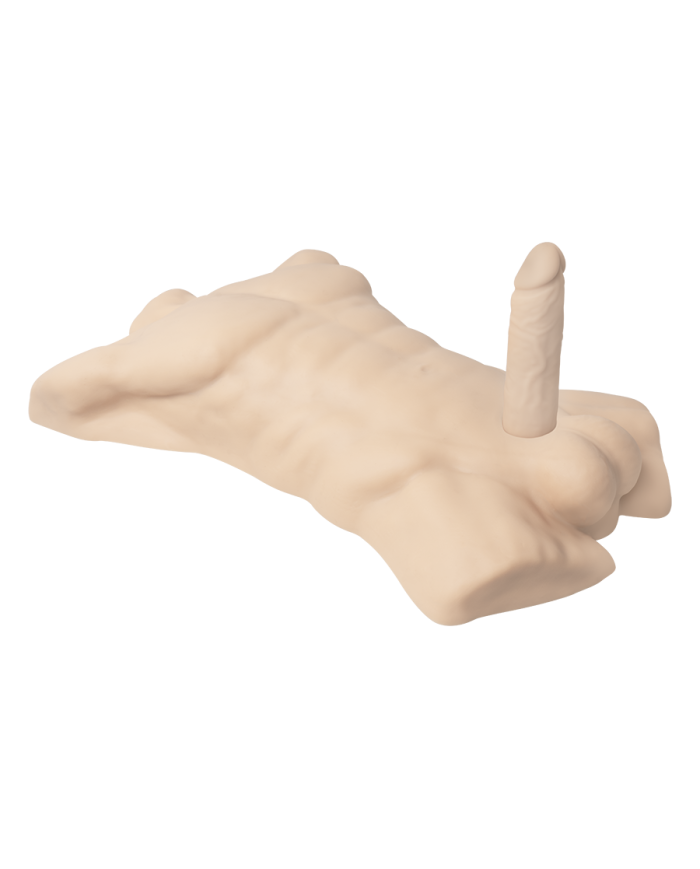 Premiun Silicone Realistic Male Torso de Dildo Intercambiable