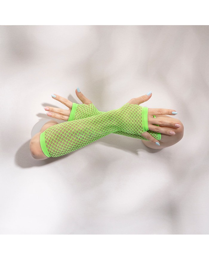 Guantes de Malla Leigh Color Verde Neón