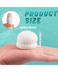 Jelly II Funda Para la Cabeza del Pene