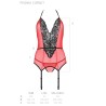 PASSION - PEONIA CORSET EROTIC LINE ROJO S/M