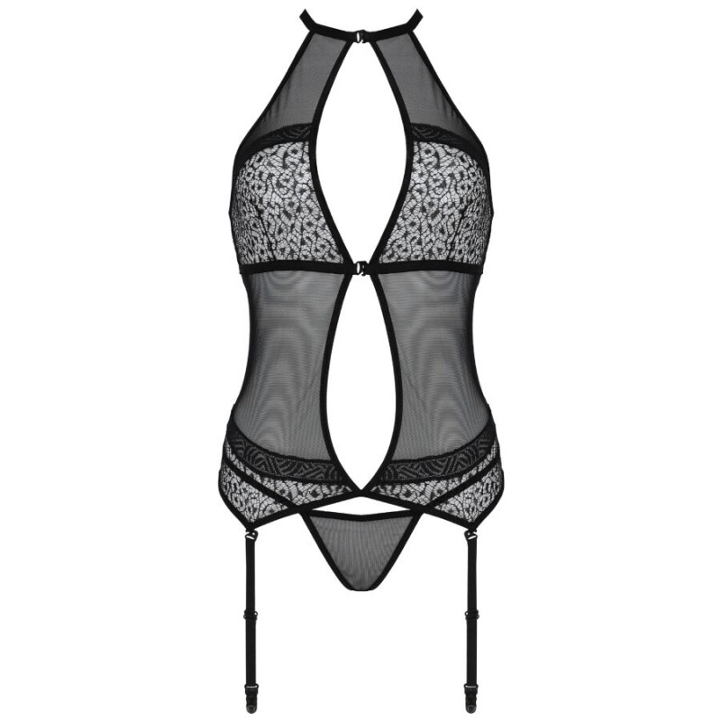 PASSION - SATARA CORSET EROTIC LINE NEGRO L/XL