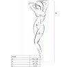 PASSION - BS100 BODYSTOCKING BLANCO TALLA UNICA