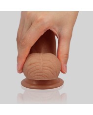 8'' Dual Layered Liquid Silicone Brown