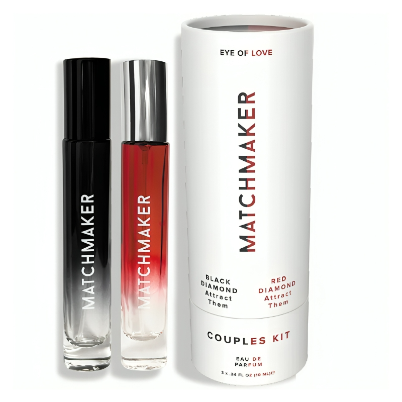 EYE OF LOVE - MATCHMAKER BLACK & RED DIAMOND KIT PAREJAS PERFUME FEROMONAS 10 ML