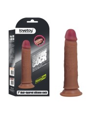 Dildo Silicone 7'' Dual layered