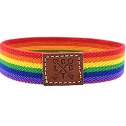 PRIDE - PULSERA CHICO GOMA LUJO ORGULLO