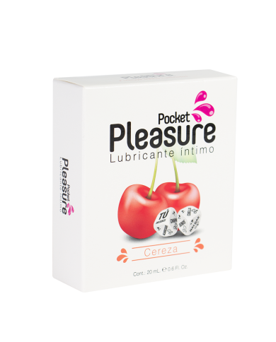 Lubricante Íntimo Cereza x 20 ml by Pocket Pleasure