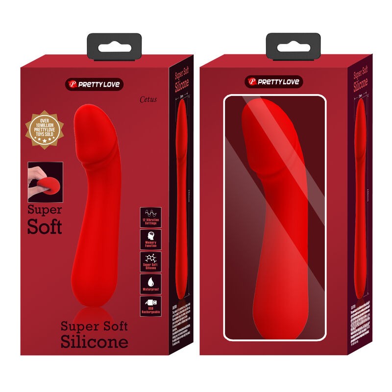 PRETTY LOVE - CETUS VIBRADOR RECARGABLE ROJO