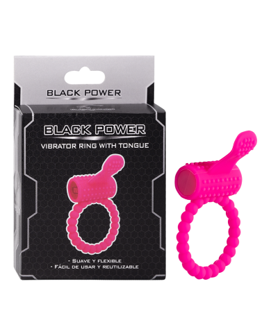 Anillo Vibrador Ring With Tongue