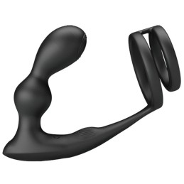 PRETTY LOVE - MARSHALL ANILLO PARA PENE + PLUG ANAL VIBRATORIO & CONTROL REMOTO