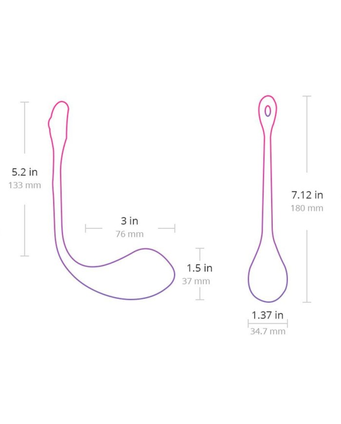 Vibrador Lush 2 Controlado por APP Global By Lovense
