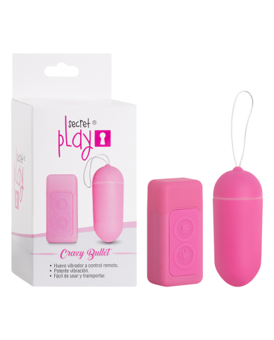 Huevo Vibrador Crazy Bullet Remote Control