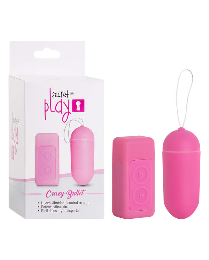 Huevo Vibrador Crazy Bullet Remote Control