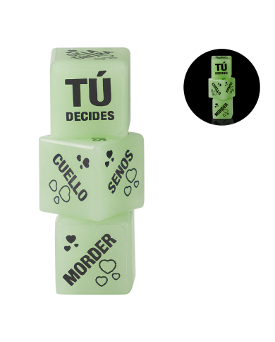 Dados Penitencia Luminosos X3