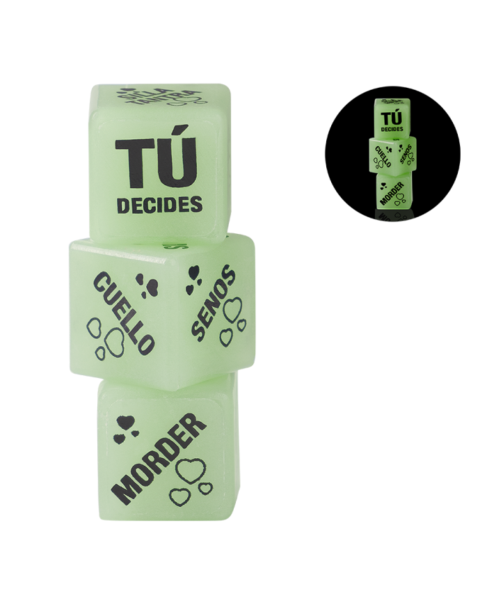 Dados Penitencia Luminosos X3