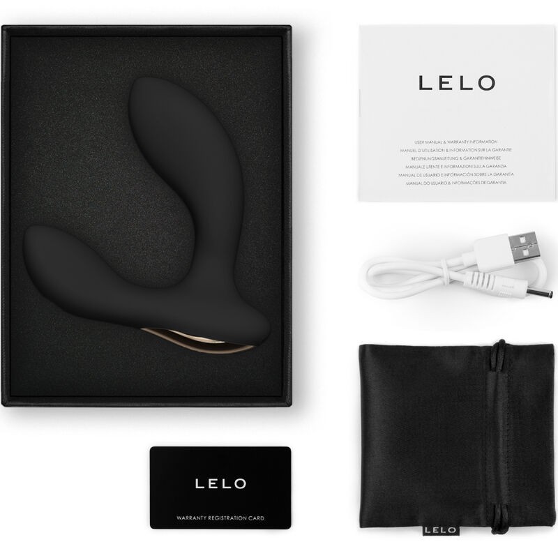 LELO - HUGO 2 MASAJEADOR DE PROSTATA NEGRO