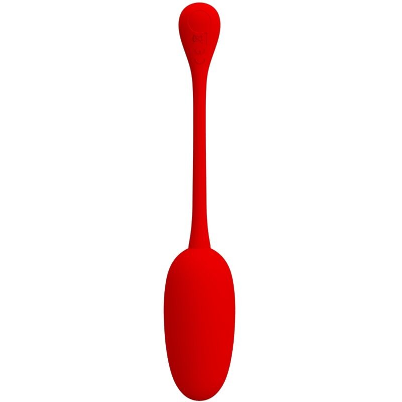 PRETTY LOVE - KNUCKER HUEVO VIBRADOR RECARGABLE ROJO