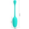 PRETTY LOVE - KNUCKER HUEVO VIBRADOR RECARGABLE VERDE AGUA