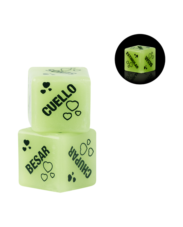 DADOS ERÓTICOS LUMINOSOS X 2