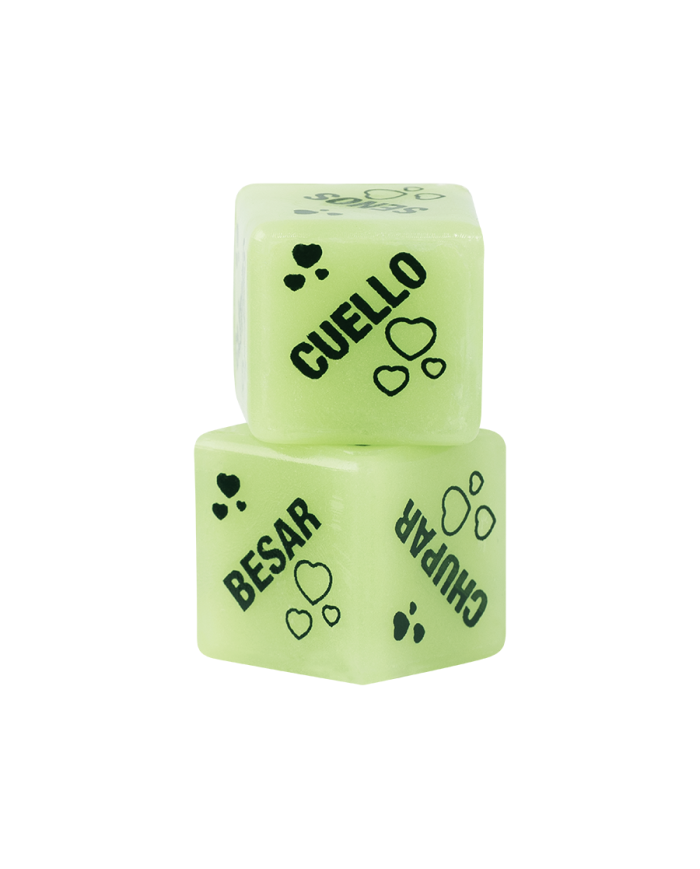 DADOS ERÓTICOS LUMINOSOS X 2