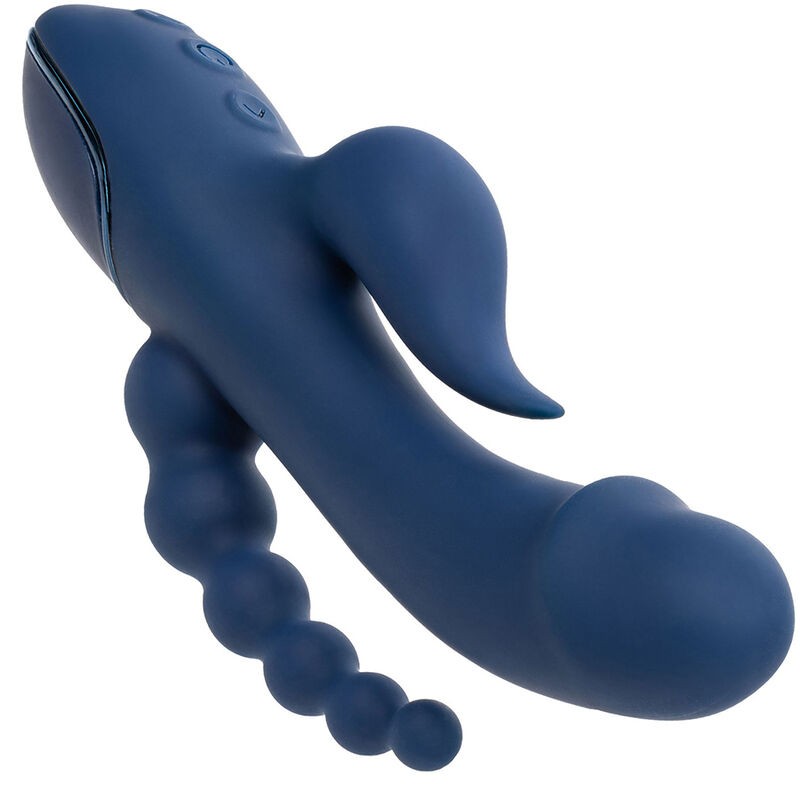 CALIFORNIA EXOTICS - VIBRADOR TRIPLE ORGASM AZUL