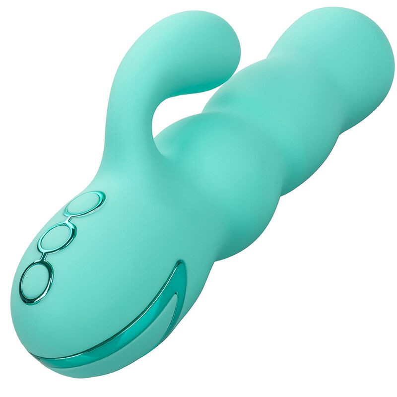 CALIFORNIA EXOTICS - DEL MAR DIVA VIBRADOR RABBIT VERDE AGUA BY CALIFORNIA DREAMING