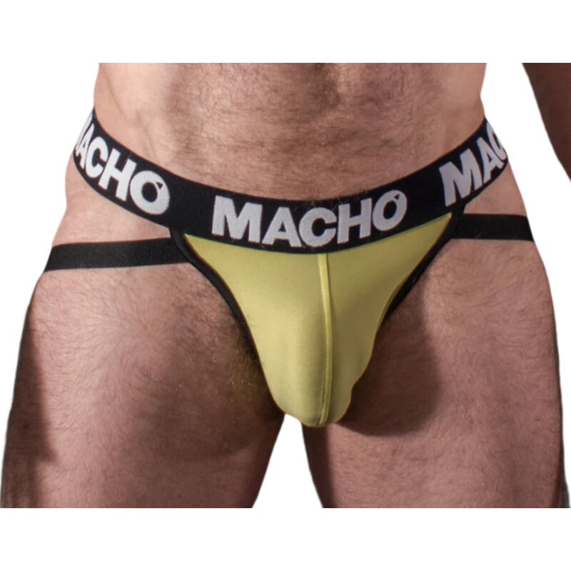 MACHO - MX25A JOCK AMARILLO LYCRA L