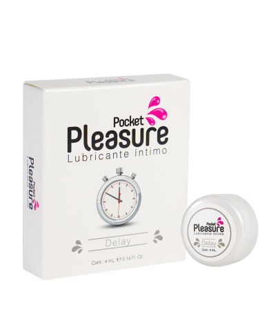 Lubricante Íntimo Delay x 4 ml en Gel by Pocket Pleasure