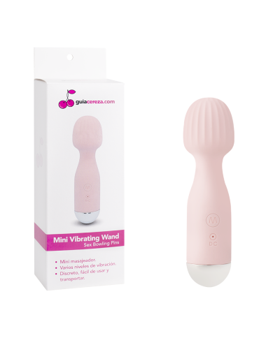 Mini Vibrating Wand Sex Bowling Pins Pink