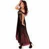 CHILIROSE - CR 3716 BABYDOLL LARGO NEGRO L/XL