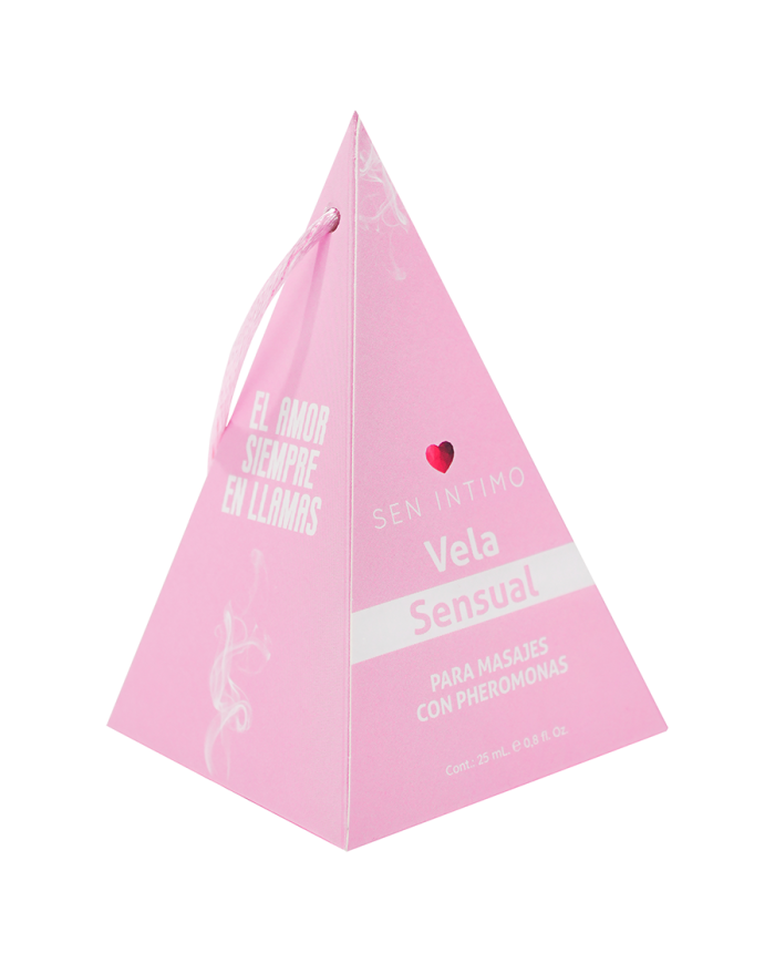 Vela Sensual Masajes Pirámide x 25 ml by Sen Íntimo