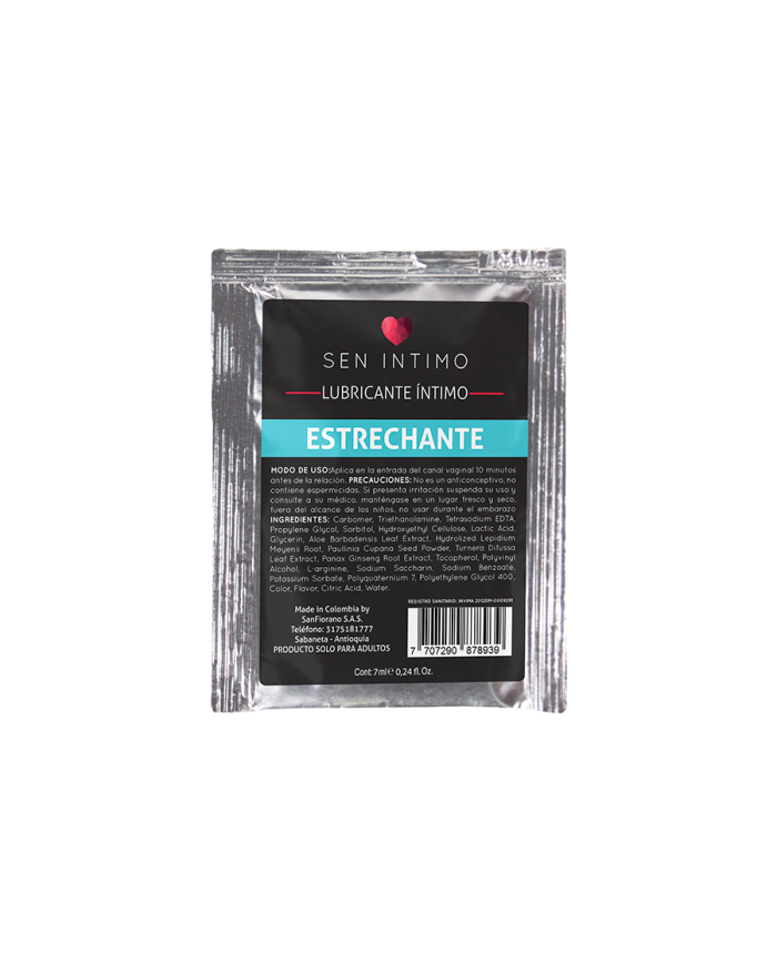 Lubricante Íntimo Estrechante Sachet x 7 ml by Sen Íntimo