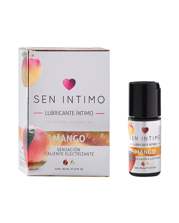 Lubricante íntimo Mango Sensación Caliente Electrizante X 30 ml by Sen Íntimo