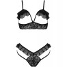 PASSION - DOLLY SET DOS PIEZAS NEGRO S/M