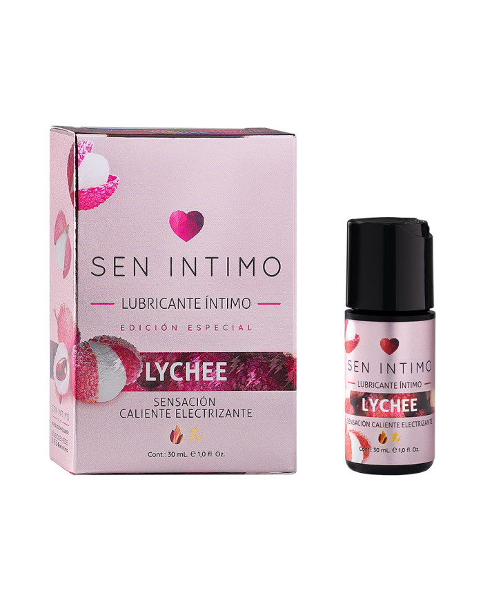 Lubricante Íntimo Lychee Sensación Caliente Electrizante x 30 ml by Sen Íntimo