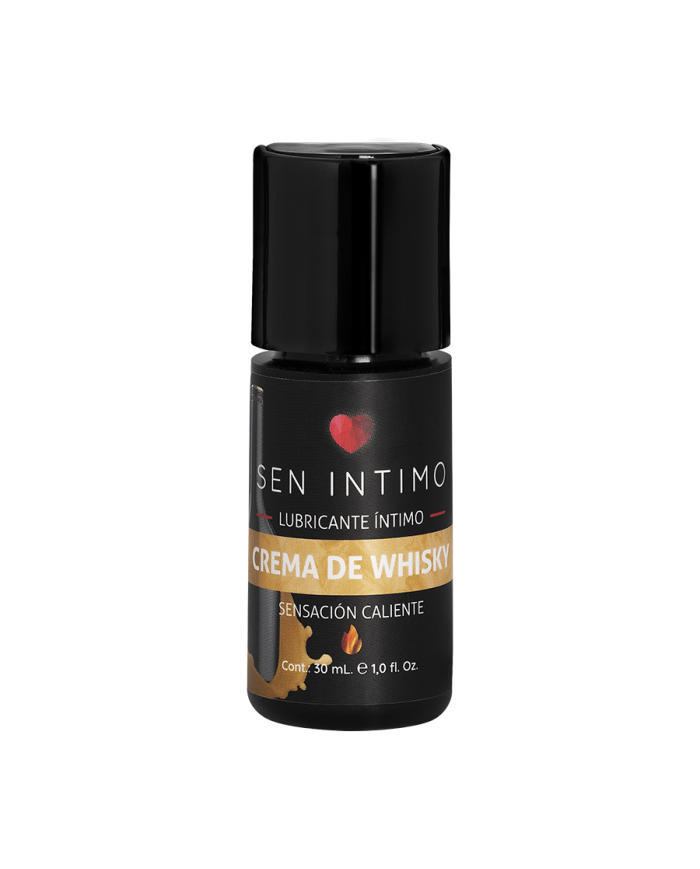 Lubricante Íntimo Crema de Whisky Sensación Caliente x 30 ml Sen Íntimo