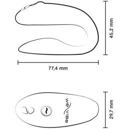 WE-VIBE - SYNC GO ESTIMULADOR DUAL TURQUESA